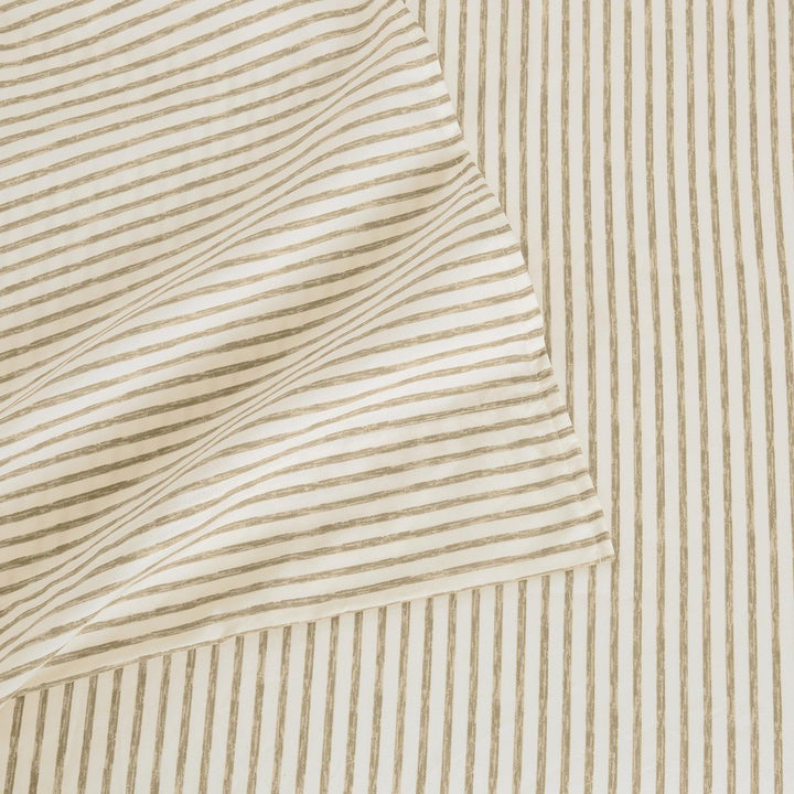 Evette Striped Microfiber Sheet Set
