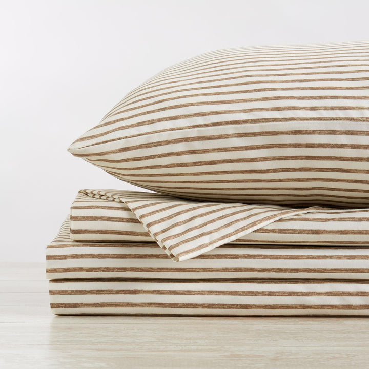 Evette Striped Microfiber Sheet Set