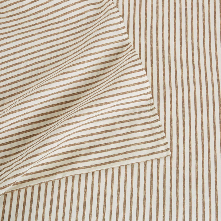 Evette Striped Microfiber Sheet Set
