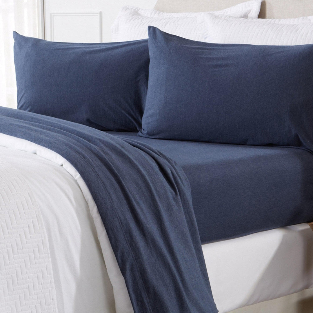 Cozy Flex 4-Piece Flannel Jersey Sheets