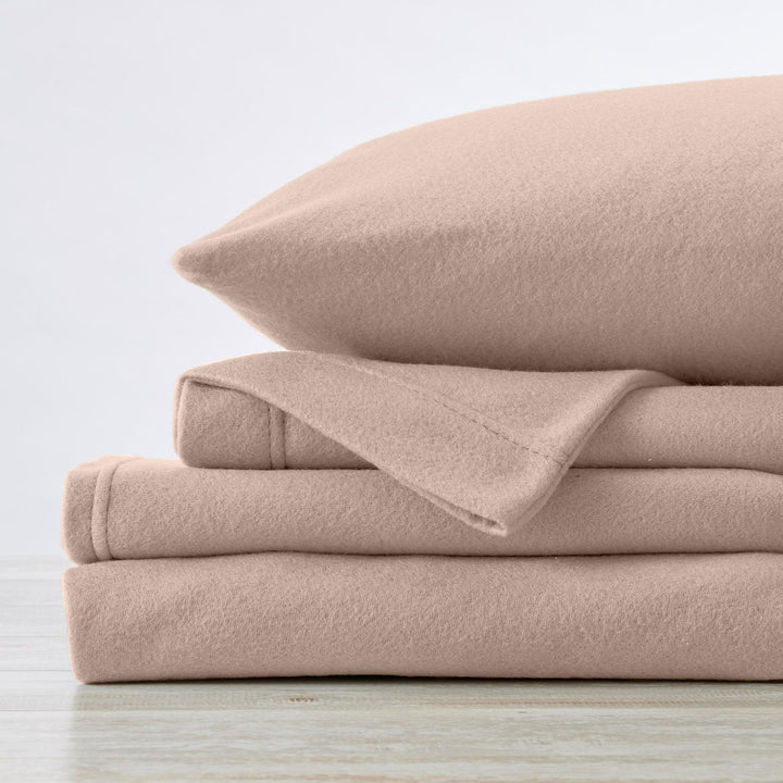 Christina 4-Piece Solid Fleece Sheets