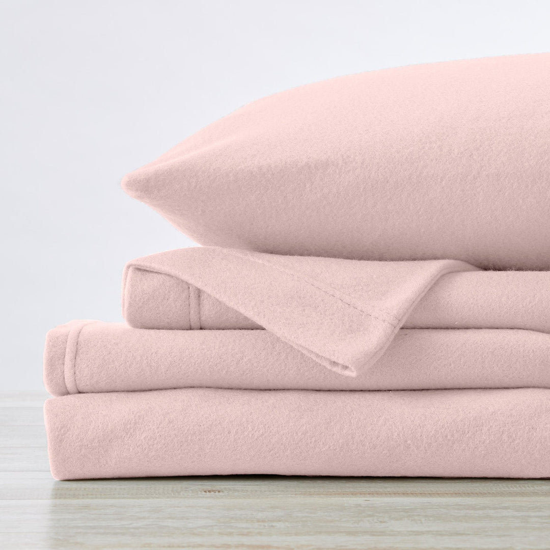 Christina 4-Piece Solid Fleece Sheets