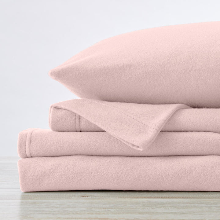 Christina 4-Piece Solid Fleece Sheets