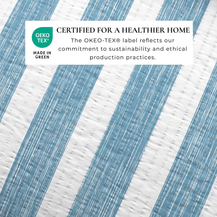 Anchor Bay Stripe Reversible Quilt Set