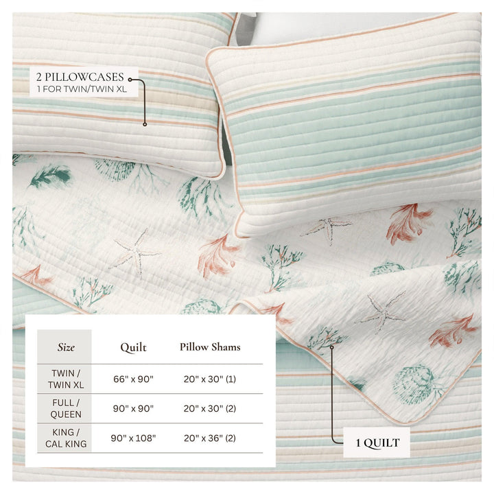 St. Augustine Reversible Quilt Set