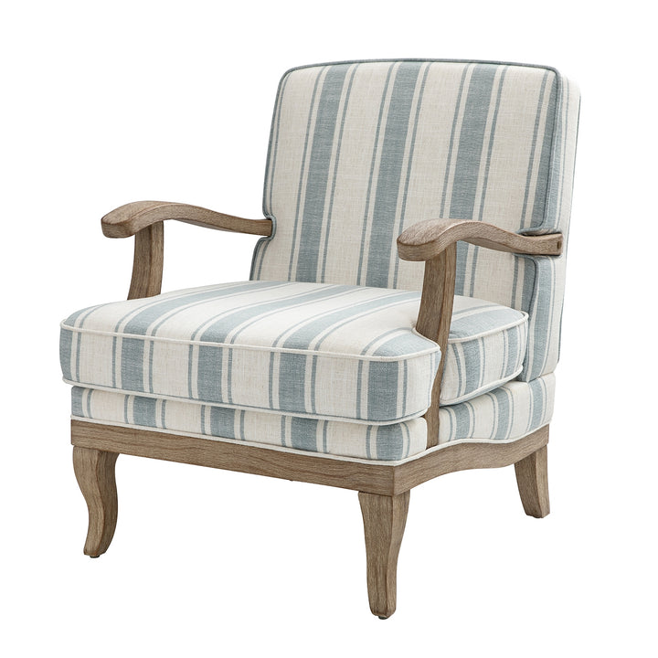 Peppercorn Stripe Arm Chair