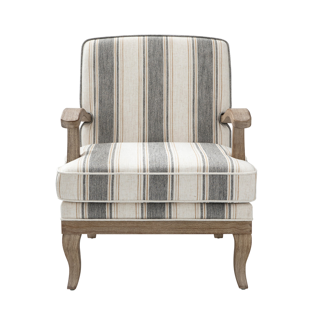 Peppercorn Stripe Arm Chair