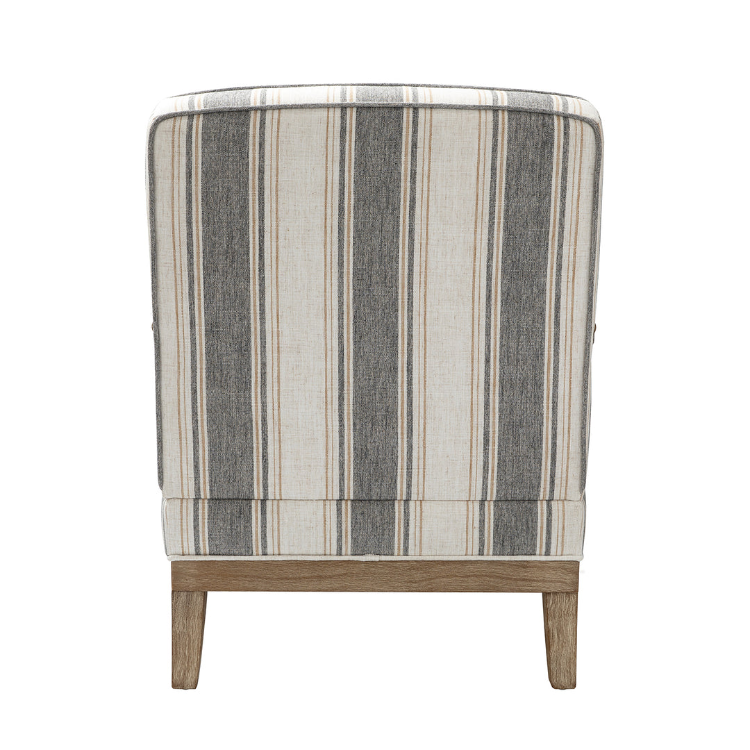 Peppercorn Stripe Arm Chair