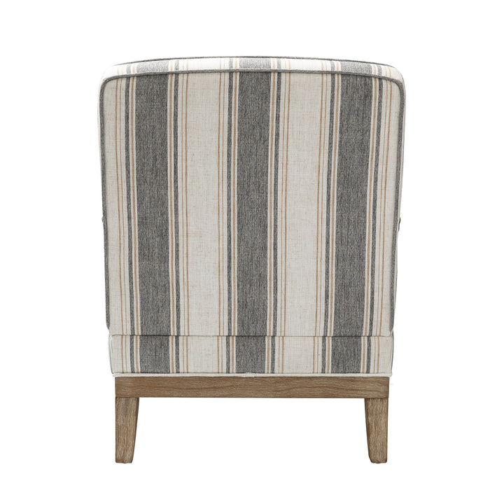 Peppercorn Stripe Arm Chair