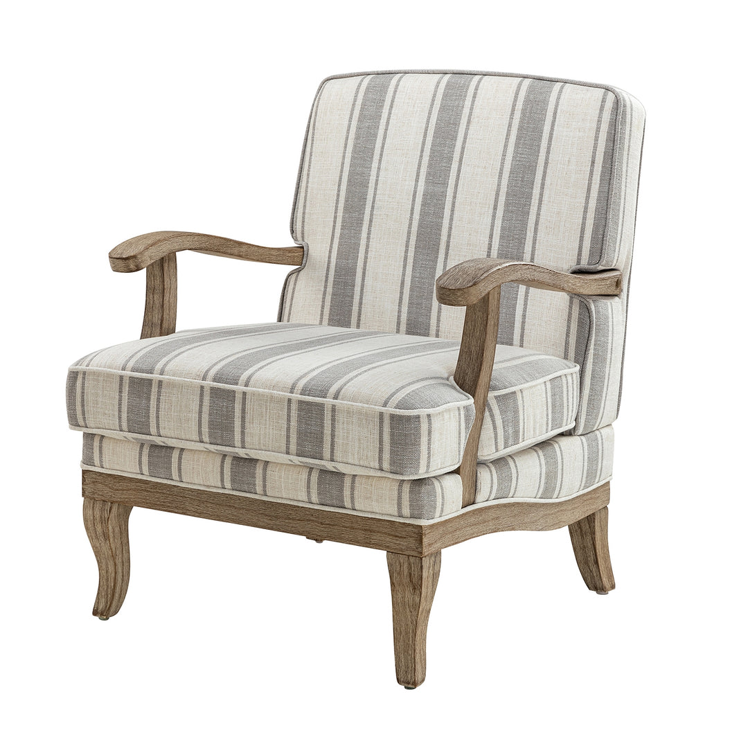Peppercorn Stripe Arm Chair