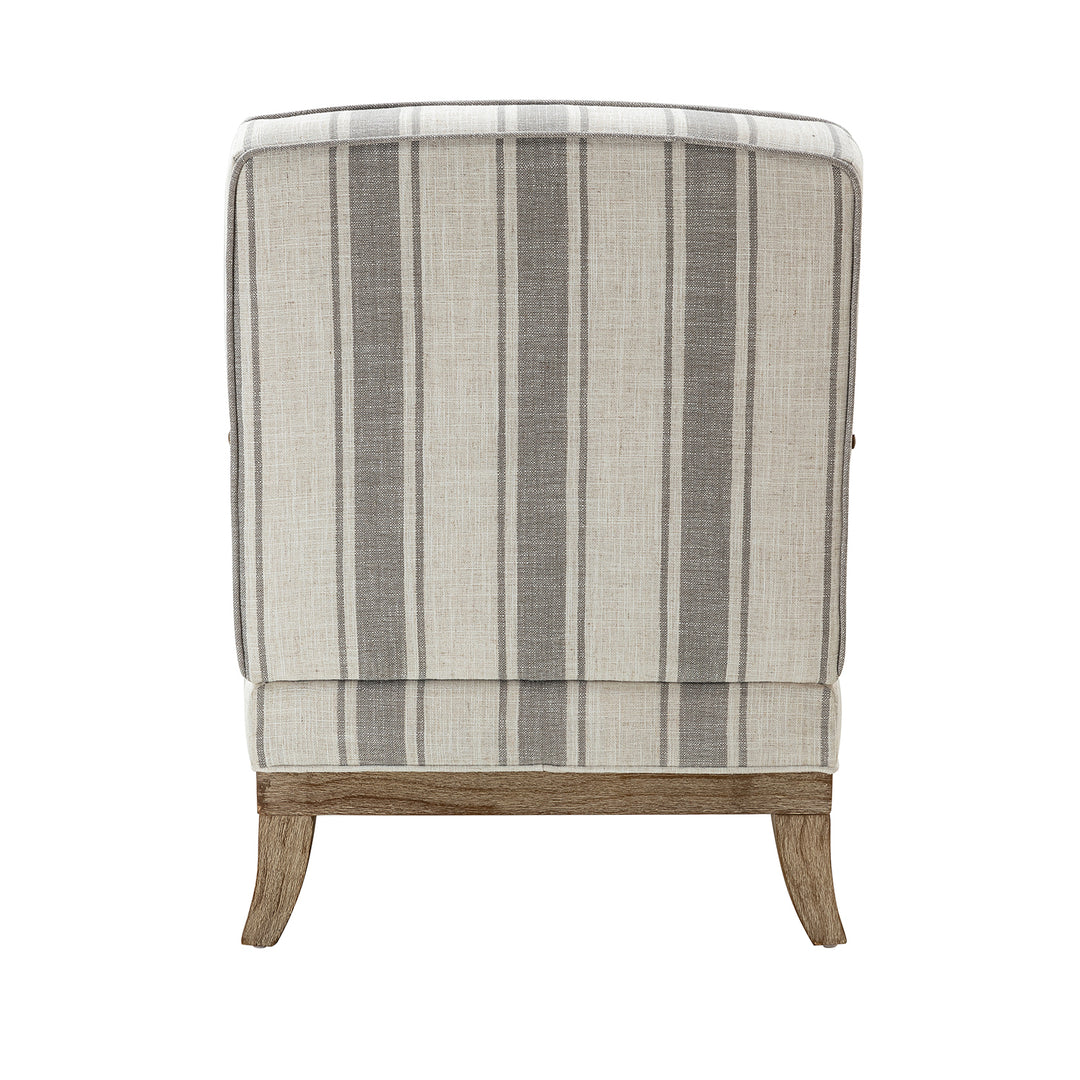 Peppercorn Stripe Arm Chair