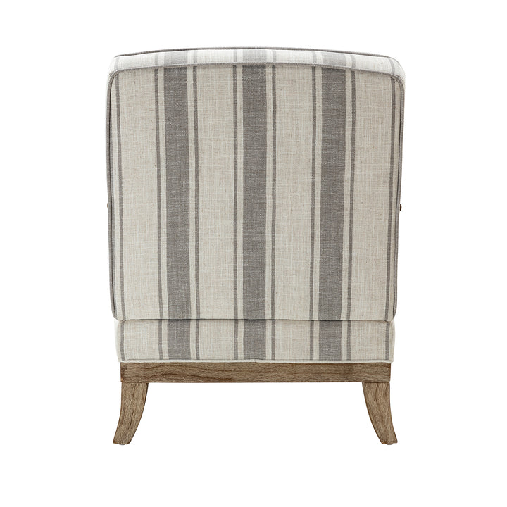 Peppercorn Stripe Arm Chair
