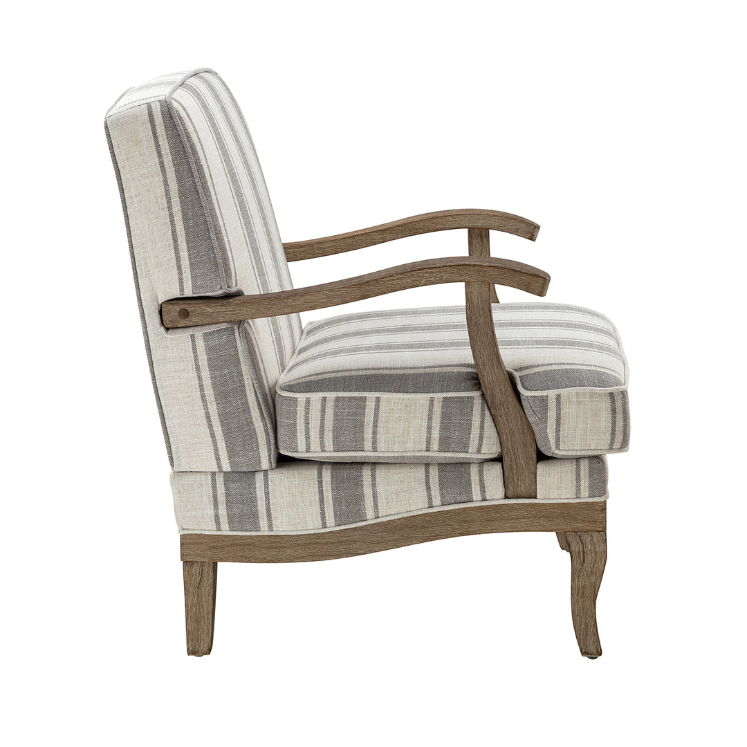 Peppercorn Stripe Arm Chair