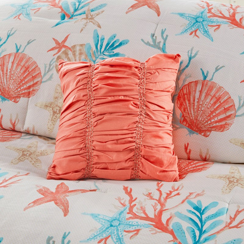 Tranquil Sea Coral Comforter Set 7PC