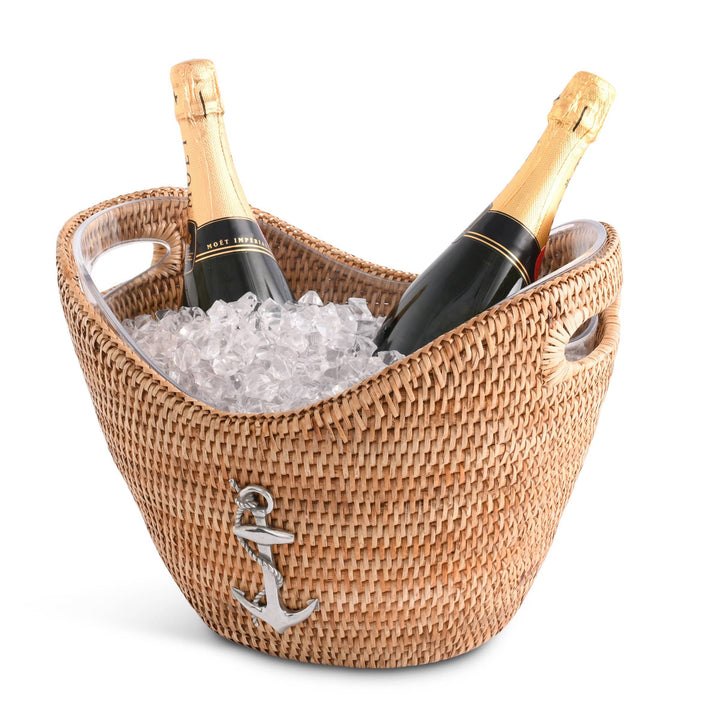 Rattan Anchor Champagne / Ice Tub