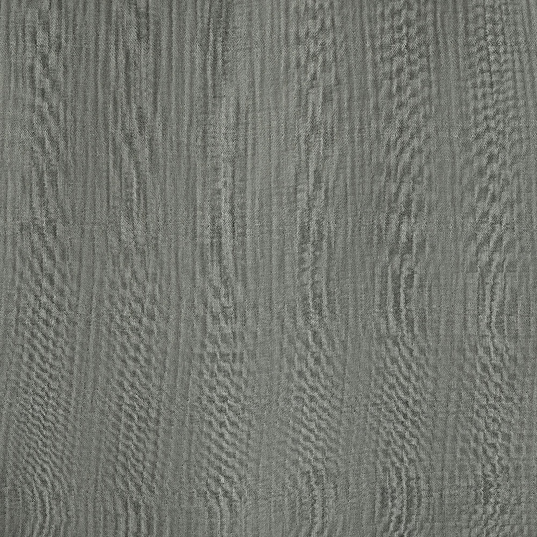 Textured gray patterned fabric swatch