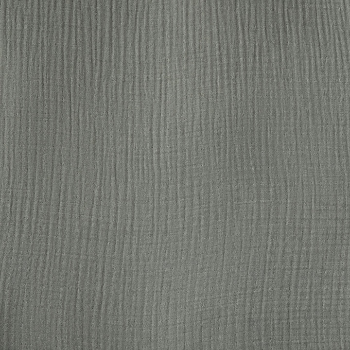 Textured gray patterned fabric swatch