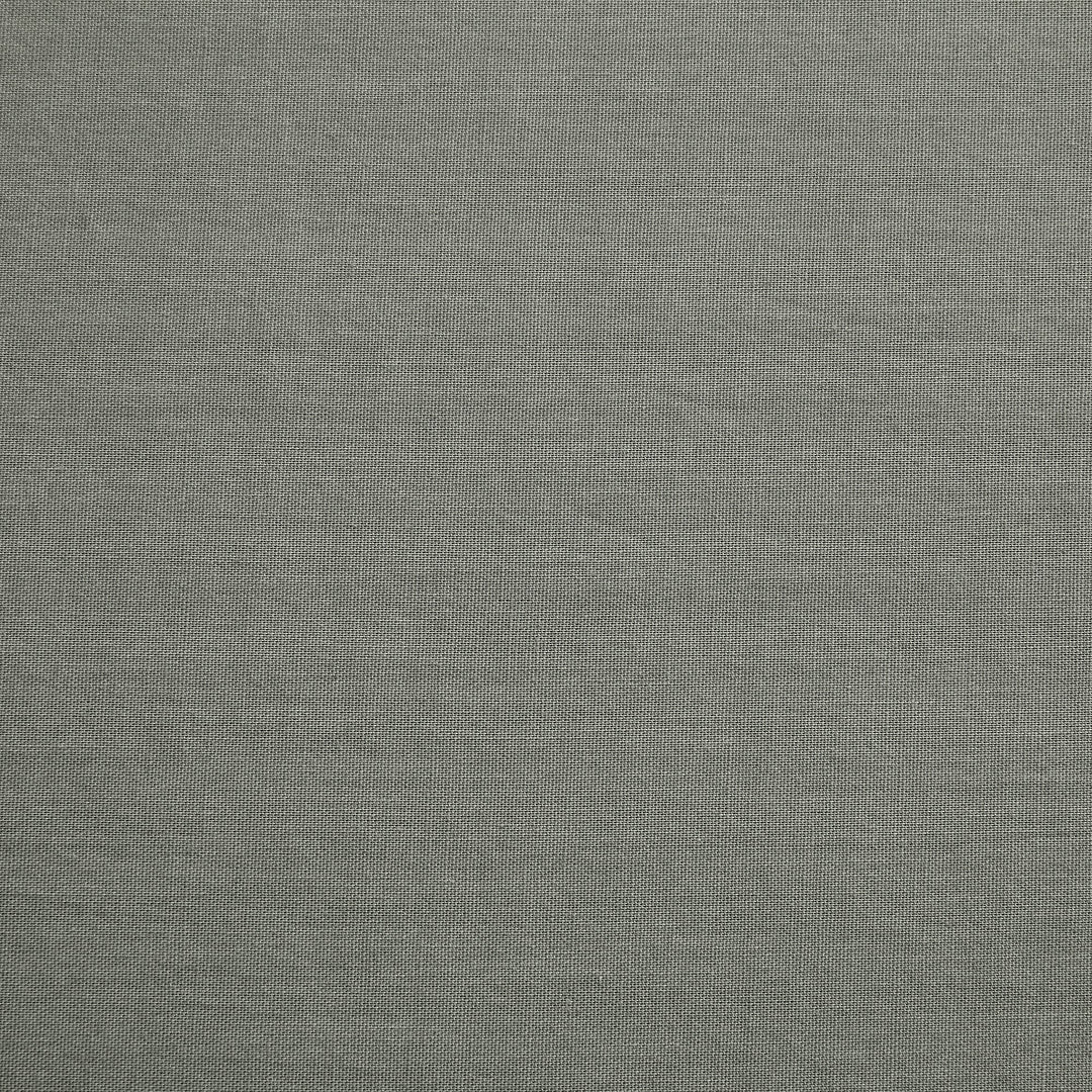 Solid sage voile cotton duvet cover back