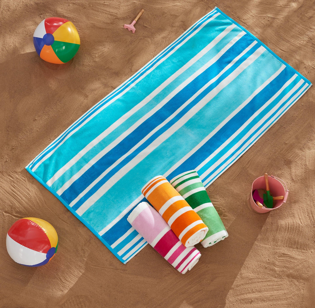 Cotton Velour Beach Towels