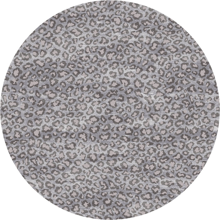 Cheetah Print Rug Round • Coastal Compass Home Decor