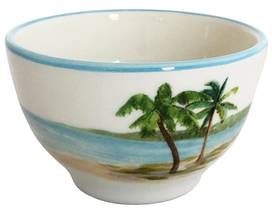 Palm Breeze Dipping Bowl | Coastal Compass Home Decor