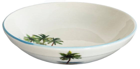 Palm Breeze Large Serving Bowl | Coastal Compass Home Decor