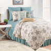 Aqua Sands Quilt Set • Coastal Compass Home Decor