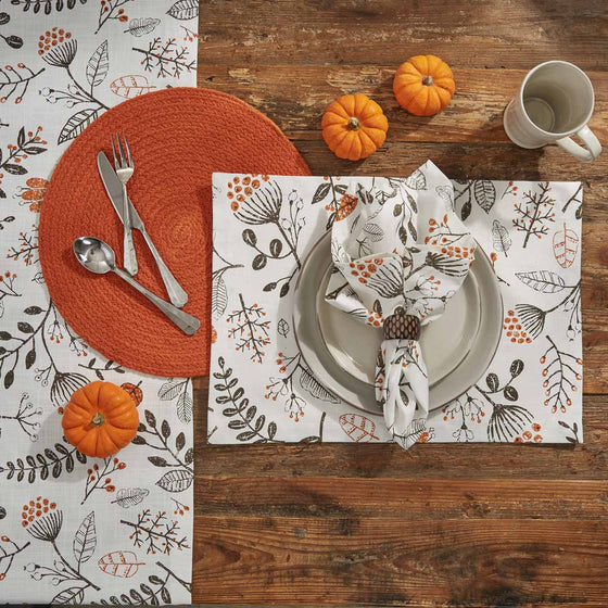 Autumn Foliage Table Linens • Coastal Compass Home Decor