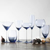 Bali Blue Red Wine Glasses Set/2 • Coastal Compass Home Decor