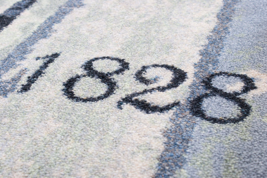 Distressed Beach Time Clock Rug | Coastal Compass Home Decor – The ...