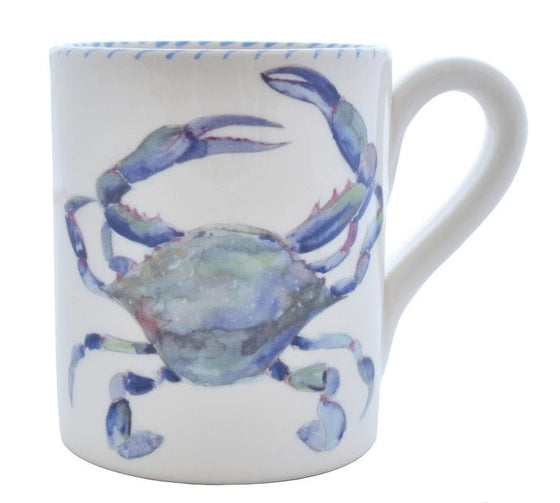Blue Crab Drink Mug | The Coastal Compass Home Decor