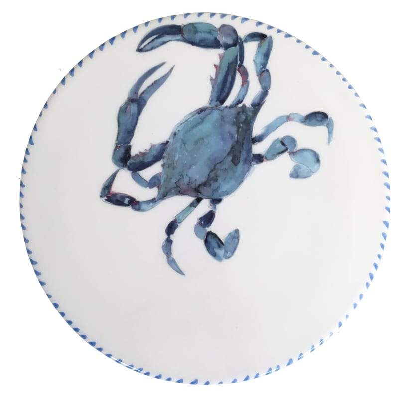 Blue Crab Coastal Trivet - The Coastal Compass Home Decor