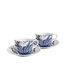  Blue Lucia Cup & Saucer Set | Coastal Compass Home Decor