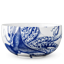  Blue Lucia Large Round Serving Bowl | Coastal Compass