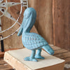 Blue Pelican Figurine • Coastal Compass Home Decor