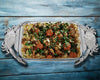 3-QT Crab Casserole Holder w/ Pyrex Dish - Coastal Compass Home Decor