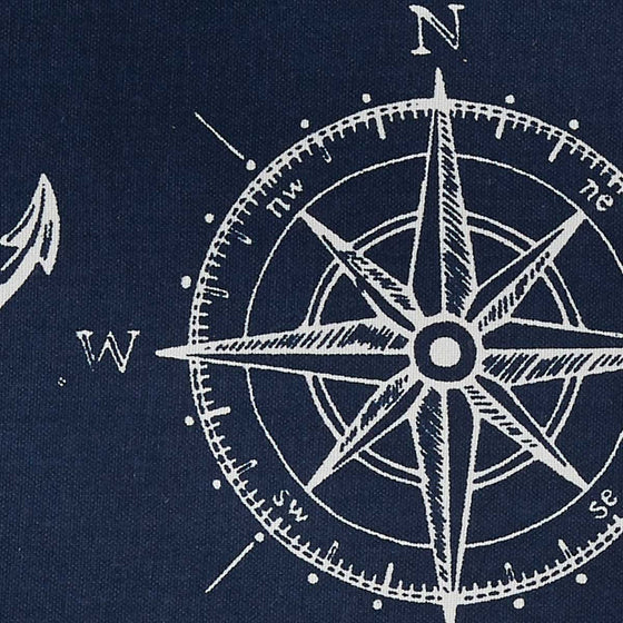 Captain's Quarters Napkin Navy • Coastal Compass Home Decor