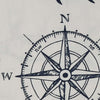 Captain's Quarters Napkin Natural • Coastal Compass Home Decor