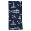 Captain's Quarters Dishtowel - Set of 2 | Coastal Compass