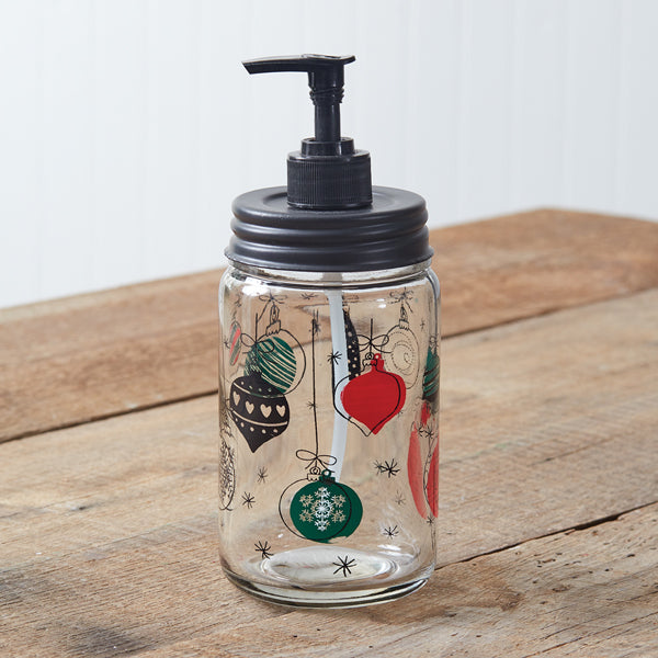 Christmas Ornament Soap Dispenser | Coastal Compass Home Decor