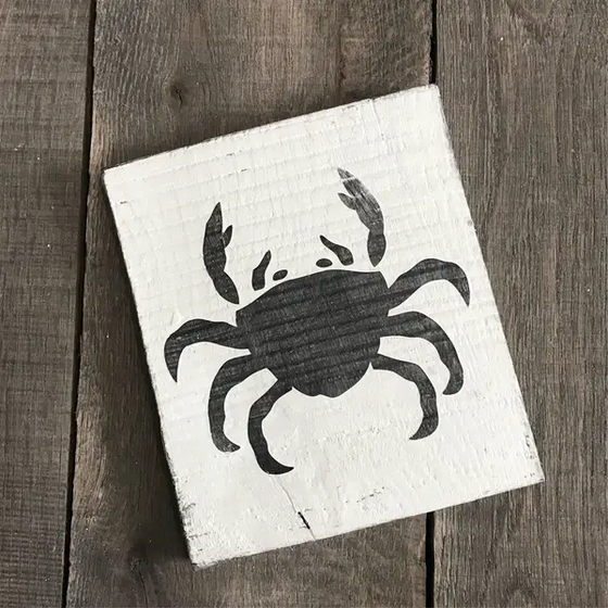 Crab Beach Wall Decor - The Coastal Compass Home Decor