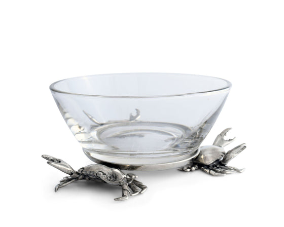 Crab Glass Dipping Bowl | Coastal Compass
