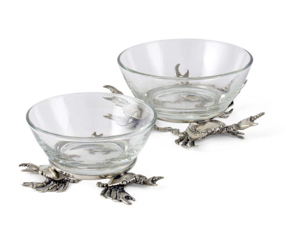 Crab Glass Dipping Bowl | Coastal Compass