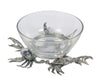 Crab Glass Dipping Bowl | Coastal Compass