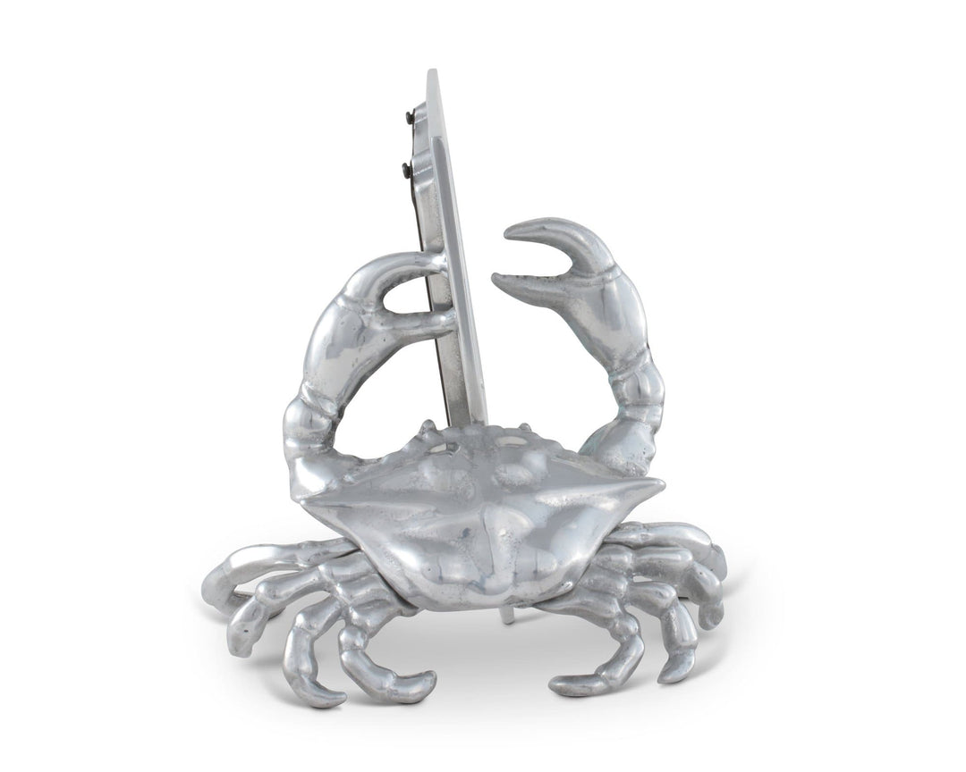 Aluminum Crab Picture Frame - Coastal Compass Home Decor