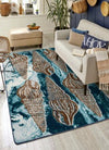 Deep Seas Auger Shells Rug