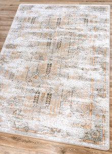  Distressed Apricot Persia Rug