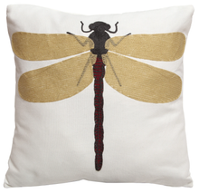  Dragonfly Accent Pillow | Coastal Compass