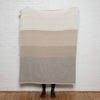 Eco Ombre Throw Blanket Khaki • Coastal Compass Home Decor