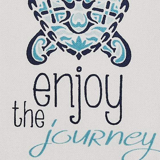 Enjoy the Journey Turtle Dishtowel